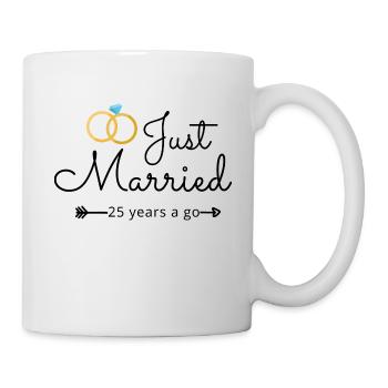 25th Wedding Anniversary - Mug - white - Right