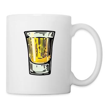 Shot Alcool court Boisson - Mug blanc - blanc - Droite