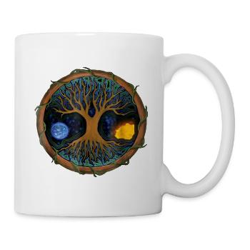 Yggdrasil World Tree World Ash Nordic - Mug - white - Right