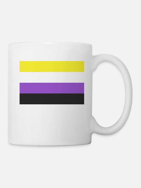 LGBT Non binaire - Mug blanc - blanc