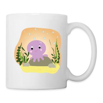 Otto Oktopus - Gift - Gift Idea - Mug - white - Right