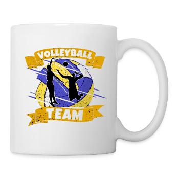Volleyball team - Mug - white - Right