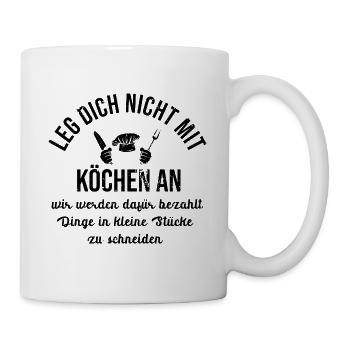 Koch - Tasse - Weiß - Rechts