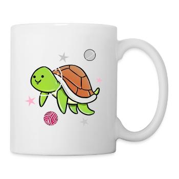 Demigirl Tortue Dans l’espace Demigirl Pride - Mug blanc - blanc - Droite