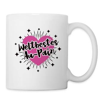 Au Pair Auslandsjahr Beste Au-Pair Mädchen Aupair - Tasse - Weiß - Rechts
