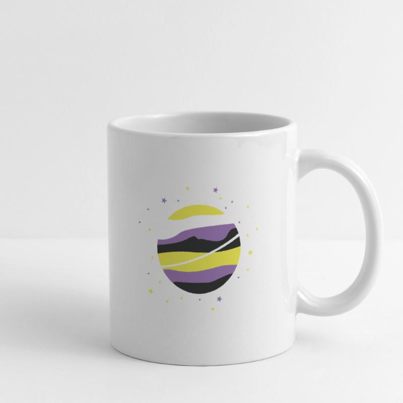 Nonbinary Planet Nonbinary Pride Mug