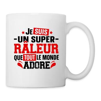 Râleur Grincheux Grognon Cadeau homme - Mug blanc - blanc - Droite