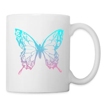 Butterfly Fairy Grunge Fairycore Esthétique Goth - Mug blanc - blanc - Droite