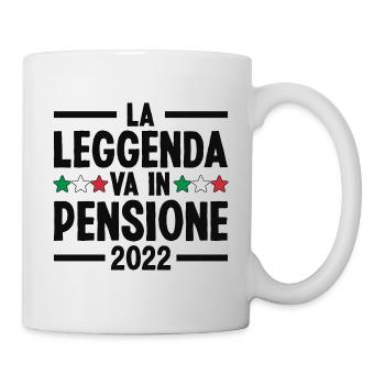 Die Legende geht in den Ruhestand 2022 Rentner - Tasse - Weiß - Rechts