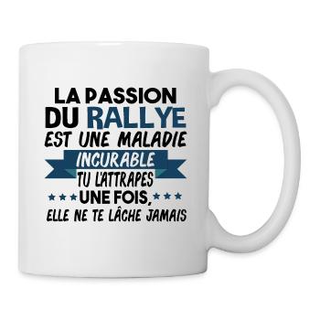 Rallye Motosport Automobile Sport Cadeau Humour - Mug blanc - blanc - Droite