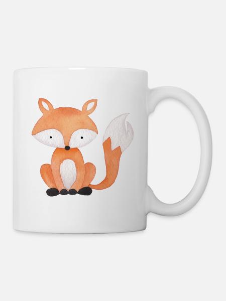 Petit renard - Mug blanc - blanc