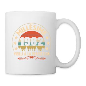 Cadeau Millésime 1982 Vieilli À La Perefection - Mug blanc - blanc - Droite