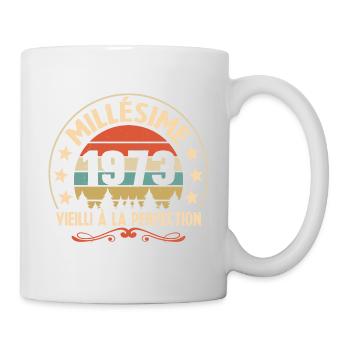 Cadeau Millésime 1973 Vieilli À La Perefection - Mug blanc - blanc - Droite