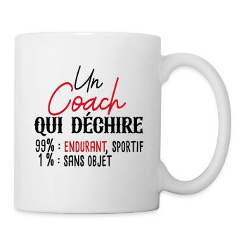Coach Sportif Humour Cadeau Métier Sport - Mug blanc - blanc - Droite