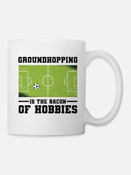 Groundhopping - Tasse - Weiß