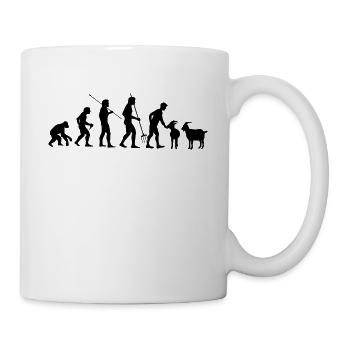 Ziege - Tasse - Weiß - Rechts