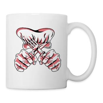 Ja, Chef Konditor Gift - Tasse - Weiß - Rechts