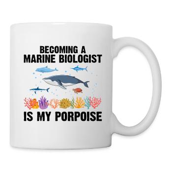 Whale Ocean Sea Marine Biologist Marine Biology - Mug - white - Right
