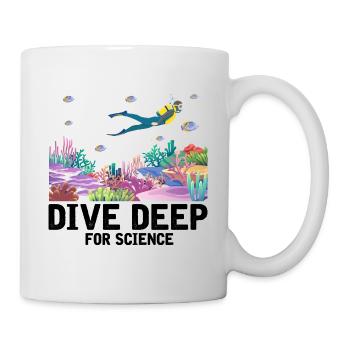 Plongeur plongeur scientifique Biologiste marin Ozea - Mug blanc - blanc - Droite