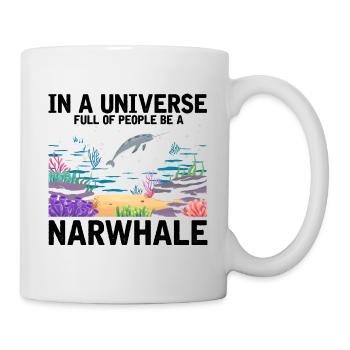 Narwhale Unicorn Whale Whales Sea Ocean Biology - Mug - white - Right