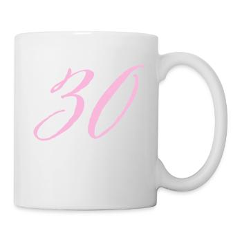 30e anniversaire 30 ans - Mug blanc - blanc - Droite