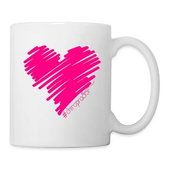 Chiropraticien Physiothérapeute Cœur I Cadeau - Mug blanc - blanc - Droite