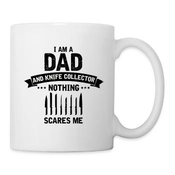 Father and Messerasmmler Messerfan Papa Design - Mug - white - Right