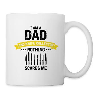 Father and Messerasmmler Messerfan Papa Design - Mug - white - Right