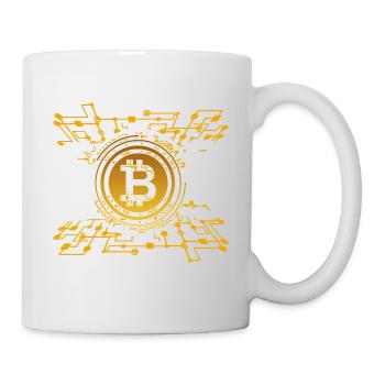 Bitcoin BTC Revolution - Crypto Gift Idea - Tasse - Weiß - Rechts