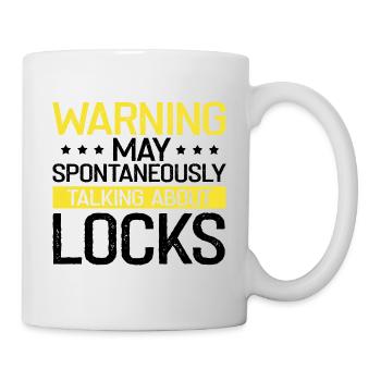 Lock Picking Locking Technician Schlossdienst Design - Mug - white - Right