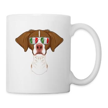 Brittany Italy Sunglasses I Italian Flag - Tasse - Weiß - Rechts