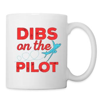 Airplane Pilot Flying Rights Girlfriend I Gift - Mug - white - Right