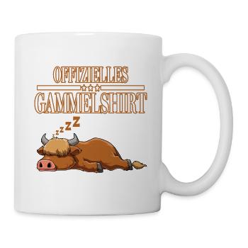 Offizielles Gammelshirt für Yak Fans - Tasse - Weiß - Rechts