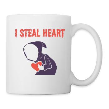 I steal heart loving husband poison - Mug - white - Right