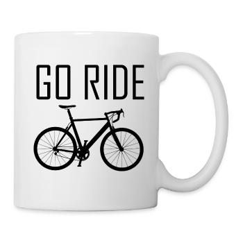 Go to ride Bicycle Bike Quotes Bike Sayings - Mug - white - Right