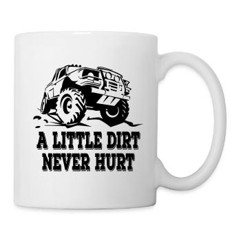A Little Dirt Never Hurt Jeeps - Mug - white - Right