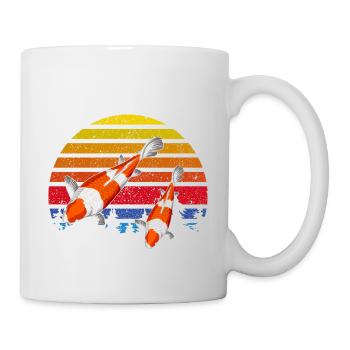 T-shirt rétro vintage KOI Whisperer Cool - Mug blanc - blanc - Droite