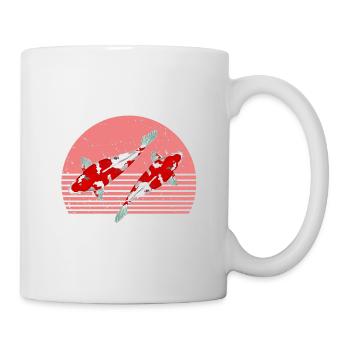 Everything Under KOI-TROLL Retro Funny T-Shirt - Mug - white - Right