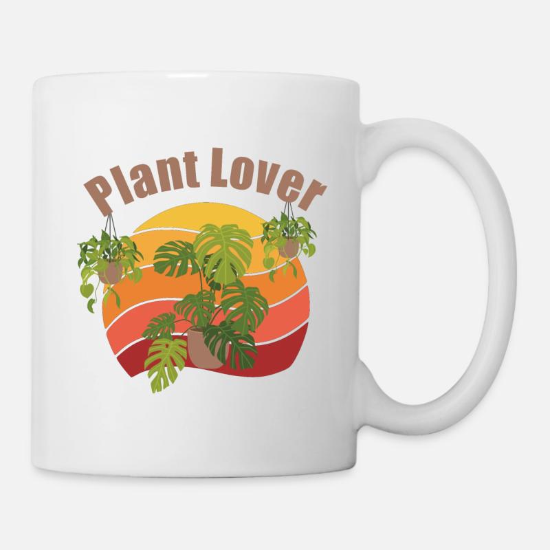 Green : Plant Lovers - Mug - white