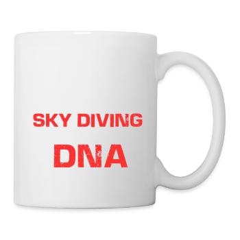 Sky Diving It's My DNA Cool Retro Funny Sky Diver - Mug - white - Right