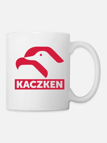 KACZOGRÓD KACZKEN CANARD POLONAIS BLANC-ROUGE - Mug blanc - blanc