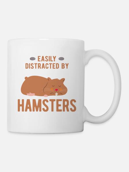 Nagetier Hamster - Tasse - Weiß