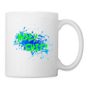 Holy Shit! - Tasse - Weiß - Rechts