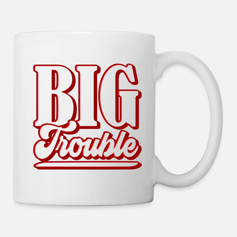 Gros problème | Les couleurs peuvent être changées - Mug blanc - blanc