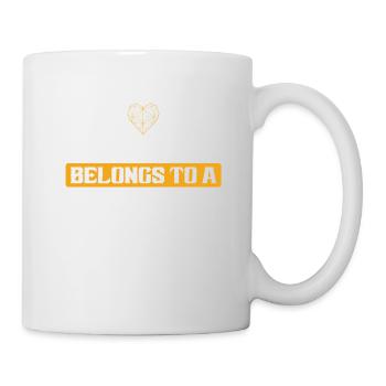 Cœur Trucker Love - Mug blanc - blanc - Droite