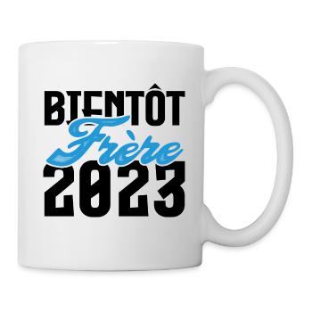 Cadeau Annonce grossesse bientôt Frère 2023. - Mug blanc - blanc - Droite