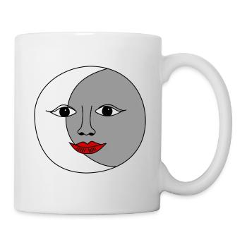 Sun and moon - Tasse - Weiß - Rechts