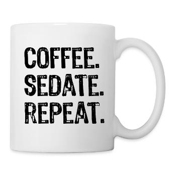 Coffee Sedate Repeat - Mug - white - Right