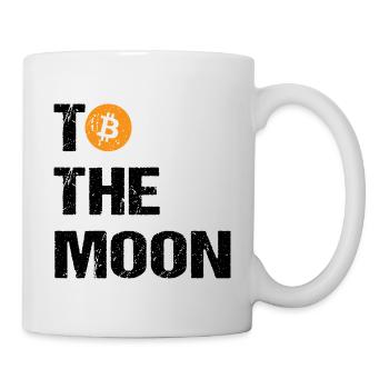 Bitcoin to the moon Bitcoin - Mug - white - Right