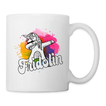 - Beau nom de garçon avec une licorne cool - Mug blanc - blanc - Droite
